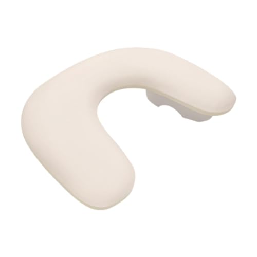 MagiDeal Reposabrazos para uñas, cojín de mano para manicura, herramienta de belleza, mesa de escritorio, práctico, soporte para cojín de mano para salón, Blanco