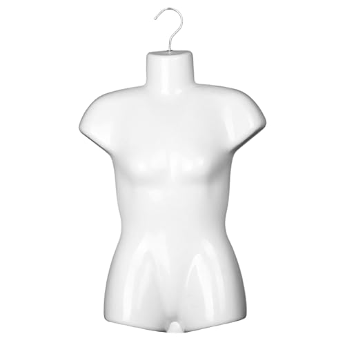 Mannequin Buste Suspendu pour Femme et Enfant, Hauteur 50 cm