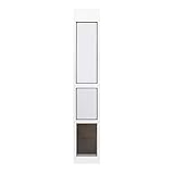 PetSafe Extreme Weather Sliding Glass Pet Door - Energy Efficient Entry for Dogs & Cats - Triple Flap with Magnetic Seal - Durable Aluminum Frame - Easy Install - Large