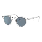 New Oliver Peoples OV 5217 S Gregory Peck Sun 1101R8 Crystal/Crystal Indigo Sunglasses