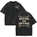Men's Christian Jesus Shirt Faith Over Fear T-Shirt, Oversized Acid Wash Graphic Tee, Religious God Tee for Daily Wear