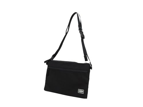 [ポーター] 正規販売店 ハイブリッド サコッシュ 吉田カバン ショルダーバッグ 斜めがけバッグ HYBRID X-PACコーデュラナイロン 軽量 メンズ レディース (ブラック/BLK)