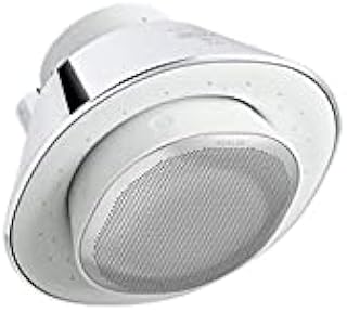 KOHLER 28238-NKA-CP Moxie Alexa Enabled Showerhead, Bluetooth Waterproof Shower Speaker, 2.5 GPM, Polished Chrome