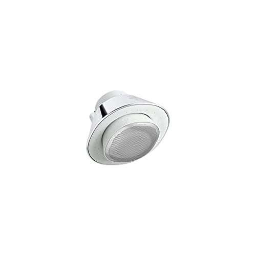 KOHLER 28238-NKA-CP Moxie Alexa Enabled Showerhead, Bluetooth Waterproof Shower Speaker, 2.5 GPM, Polished Chrome