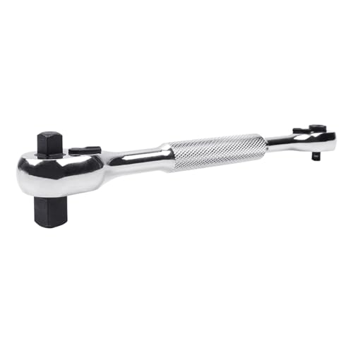 Llave de carraca industrial fuerte con sistema de transmisión de 72 dientes, llave inglesa para reparación de automóviles y llave de liberación rápida