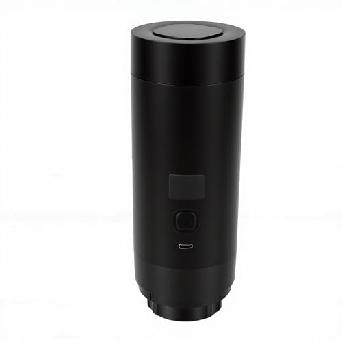 Xiuganpo de Viaje, de Cápsulas de 200 Ml con Calefacción Inalámbrica, Funciona con Pilas con Taza Térmica para Viajes en Coche, Camping, Viajes por Carretera, Uso Al Aire Libre