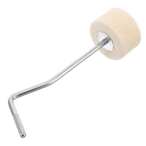 Maza para pedal de bombo con cabeza curva y fieltro miniatura 1