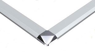 プラチナ万年筆 パネルフレーム アケパネ 20mm B1 シルバー/クローム ADB1-S・C20