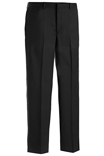 Mens Microfiber Flat Front Pant