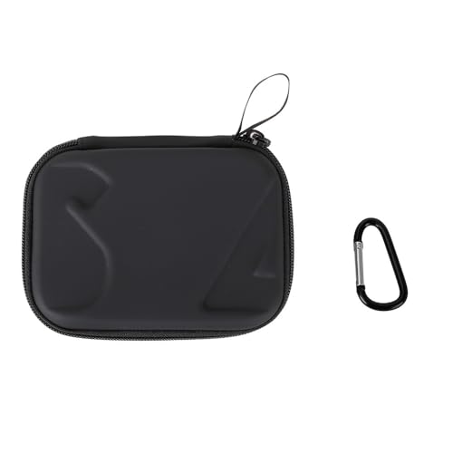 FACAIIO Sunnylife Sac à main Avata pour sac de rangement compact avec plusieurs compartiments en matériau composite 15,8 x 11,7 x 7,1 cm et 31,1 x 21,6 x 6,7 cm, noir/orange
