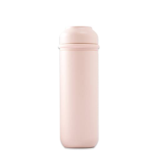 Vacuum Insulated Water Bottle,13.5Oz Double Wall Insulation Stainless Steel Thermos Cup With Ceramic Liner Keeps Beverage Hot Or Cold For 6 Hours Tea Coffee Travel Tumbler Mug (Pink) #TOP10