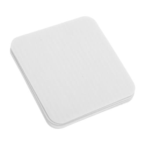 Homoyoyo 4pcs Non- Rug Pads for Hardwood Floors Removable Carpet Tape Stickers Washable Grippers for Area Rugs Lightweight and Design Safe for All