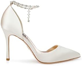 Badgley Mischka Women's Tierra Pump, Platino Fabric, 9 | Image 1