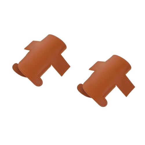 Levemolo 2pcs Trumpet Protective Cover Bell Guard Case for Trumpet Leather Sleeve Accessories Protective Cover