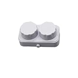 TOVINANNA Behälter Für Linsen Reinigungskoffer Unterlegscheibe Reiniger Dampfgesichtsmaschine Container Linsen Zubehör Linsenhalter Grey