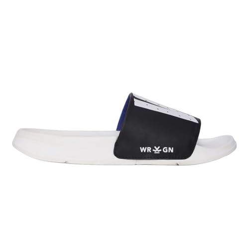 Image of WROGN Men's Anti-slip Sliders | Lightweight EVA Sole | Foam Padded Comfort
