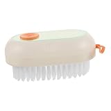 POPETPOP Multifunktionale Schuh und Wäschebürste mit Integriertem Flüssigspender Langer Griff für Rückenschonende Reinigung Manuelle Dosierung für Schuhe Kleidung und Haushalt