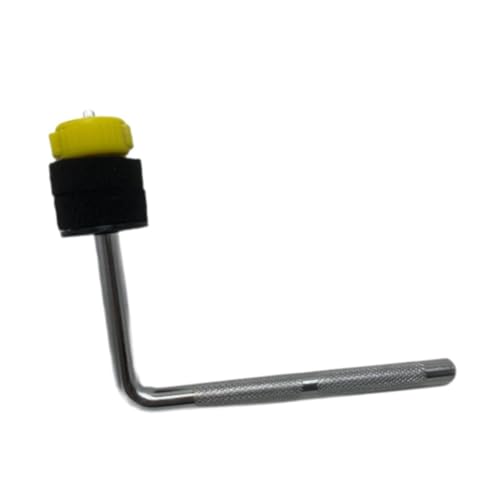 Colaxi Extension Arm Bracket Attachment Percussion Accessories Hardware Professional Adjustable Cymbal Clamp Holder Drum Cymbal Arm, Yellow Felt