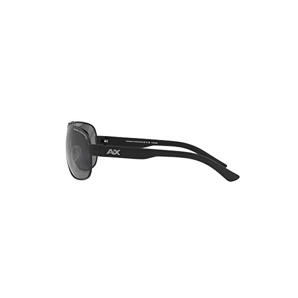 A|X ARMANI EXCHANGE Men's AX2012S Sunglasses, Matte Black/Grey Polarized, 62 mm - Image 5