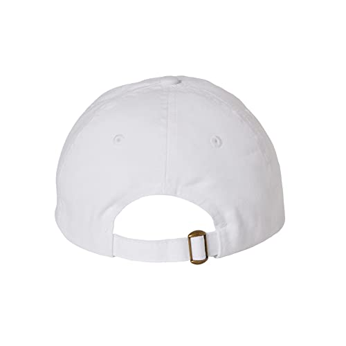 Monogram Initial Modern Shadow Letter Baseball Cap - Toddler, Youth Kids, And Adult Adjustable White Hat With Blue Letter (2-5 Toddler Size, H), One Size #TOP1