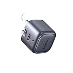 UGREEN USB C Charger PD 35W USB C Plug Nexode 2-Port Compact Fast Charger Plug Foldable GaN Charger Compatible with iPhone 17/16/15/14/13/12, Galaxy S10-S25 Series, Pixel 9/8/7/6