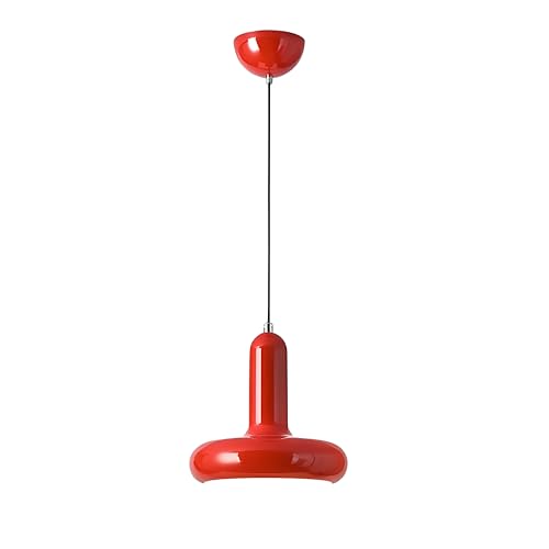 NICRX Suspension Luminaire Moderne Coloré avec Douille E27 et Câble Réglable 150cm, Plafonnier Métal Peint pour Cuisine, Chambre, Salle à Manger, Café ou...