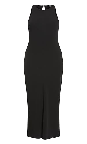 Image of City Chic Plus Size Dress, Halter Slip Dress