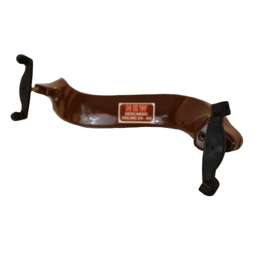 ESPALEIRA LUNNON NEW PARA VIOLINO 4/4 E 3/4 MARROM CAFÉ