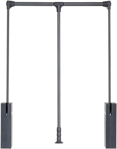 Barre à vêtements extensible de 51 à 121 cm à fixation ajustable - 2