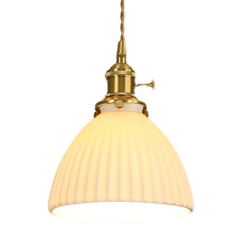 Lustre encastré E27 en céramique pour éclairage salon et balcon hôtel