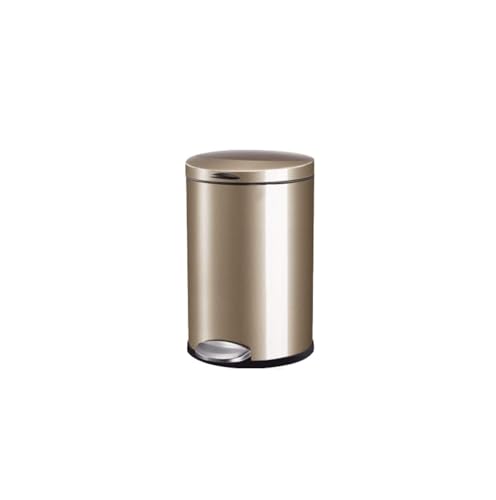 Bote de basura con pedal de 1.3 galones acero inox