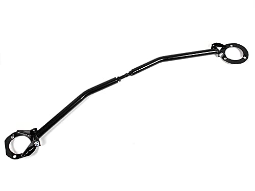 X-Parts Barre de transport Domstrebe noir pour BMW E46 3er Limousine, Compact, Coupé, Cabriolet, Touring - Sans enregistrement - Réglable - Acier allié -...