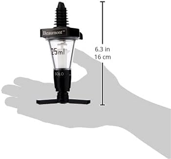 Beaumont Spirit Dispenser . Government stamped.,Black,- 25ml