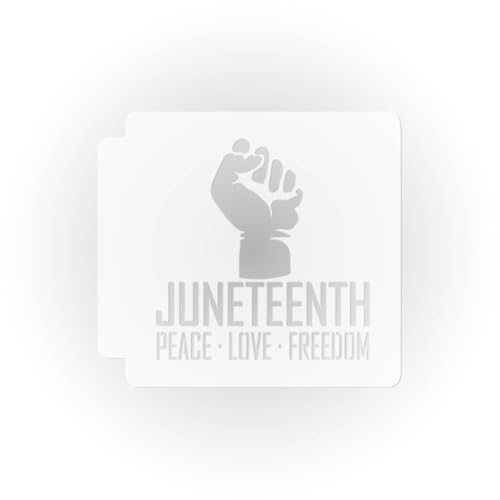 Juneteenth Peace Love Freedom 783-I655 Stencil (11 inch)