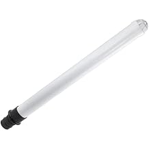 T-H Marine Overflow Drain Tube - 18 in Straight with Screen - Fits 1-1/2 in Thru-Hulls 1-5/8in OD Boot - Livewell and Baitwell Drain Tube - PVC - Easy Pull Top Removal