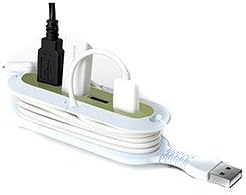 Quirky Contort 4-Port USB Hub (Green)