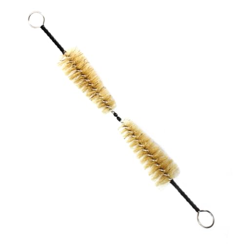 ifundom Flute Brush Cleaner for Saxophone and Flute 2 Pack Bristle Flute Mouthpiece Brush Safe for Instrument Portable