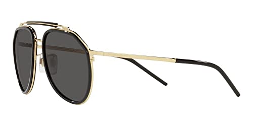 Dolce & Gabbana DG2277-02/87 Sunglasses Gold/Black w/Dark Grey 57mm3