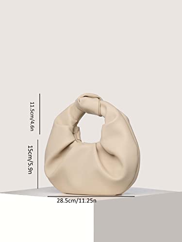 Verdusa Women's Ruched PU Leather Hobo Handbag Clutch Purse - Image 7