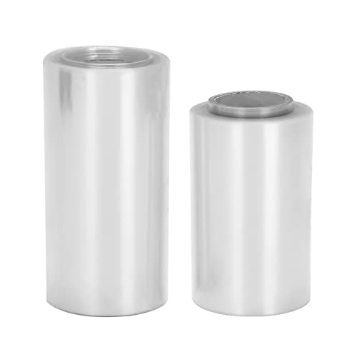 Oikabio 2 unidades de 8 / 10 cm para pastel de película transparente rollos de mousse pastel de acetato de hojaldre de chocolate cinta adhesiva cinta adhesiva para tartas herramienta de decoración de