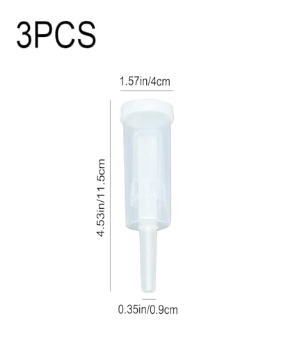Image of 3PCS Airlock for Fermentation, Wine Making Kit for Home, Wine Making Kit with S-Shape Bubbler, Fits Standard Carboy and Mason Jar Grommets