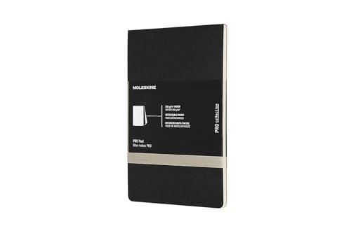Moleskine - Bloc de notas (tamaño DIN A6, a rayas, cubierta de cartón) Grande/A5, Negro