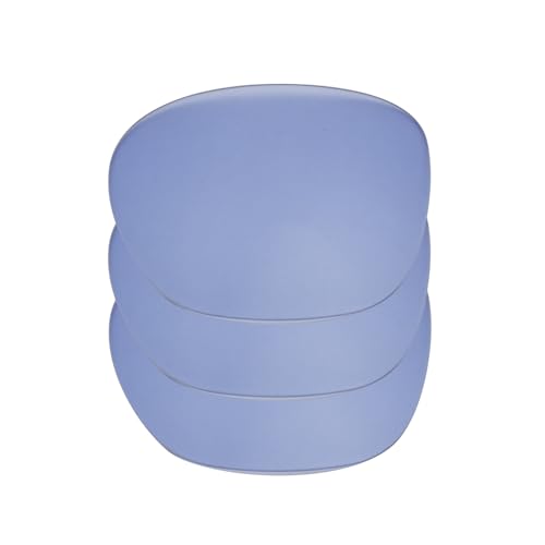 Verres polarisés bleus pour lunettes Oakley Garage Rock - Lot de 3 de rechange transparents