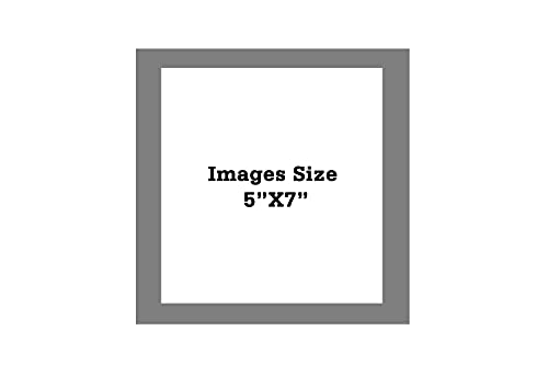 Image of Set of 2 5x7 Inch Golden Color Flexible Glass & Synthetic Wood Hanging /Table Top Modern Art Photo Frame for Wall Decoration Pack of 2