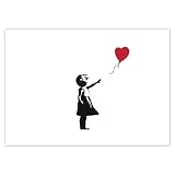 Adesivi murali Decor Photo Sticker 21.00x14.80cm Banksy Balloon Girl No. H6825Z_NS1A5