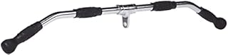 CAP Barbell Deluxe LAT Bar Cable Attachment with Rubber Handgrips, 36