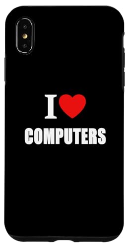 I Love Computer for Men Women and Student �X�}�z�P�[�X iPhone XS Max �p