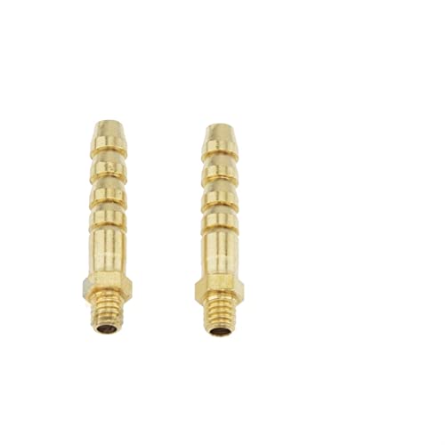 DingMotuo Rc Boat Brass Water Cooling Faucet M3/M4/M5/M6 Thread Water Nipples Fuel Nozzles for Methanol Gasoline Boat 2pcs (Size : M4xL26mm)