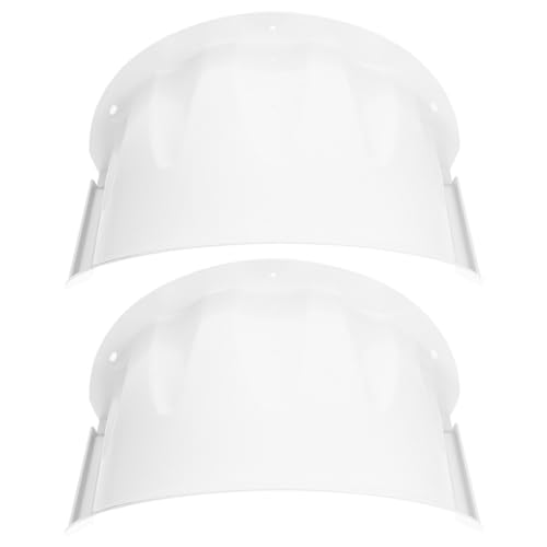 Protector de cámaras exteriores impermeable con parasol para evitar reflejos de sol