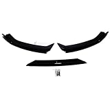 Car Front Bumper Lip Splitter Spoiler Diffuser Compatible For VW Polo MK5 6R TSI TDI Standard Pre‑Facelift 2014-2017 Body Kits Tuning Black
